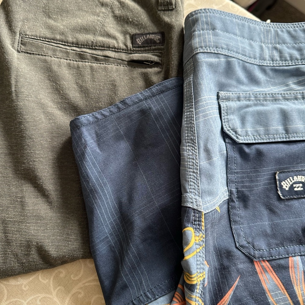 Billabong boys shorts  set of two